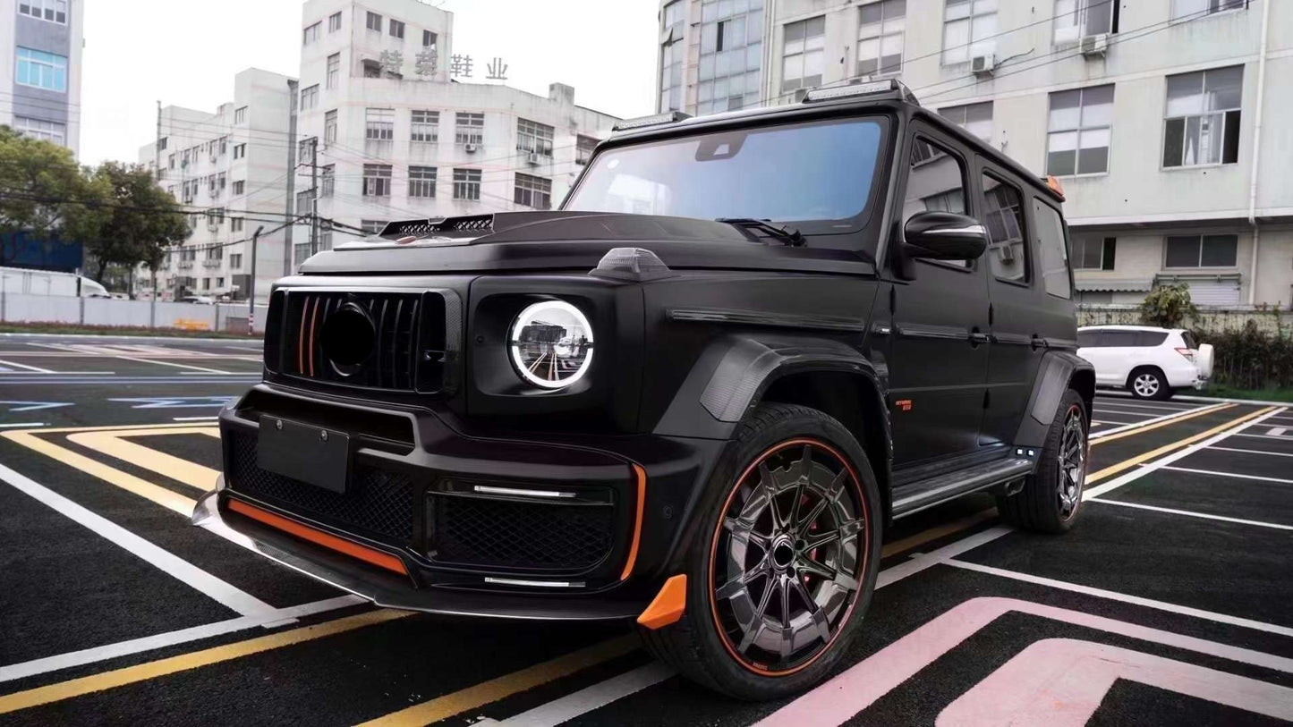 Dry Carbon Wide Body Kit Fit Mercedes Benz G Class W463A W464 G63 AMG 2019 - 2023 G900 Rocket