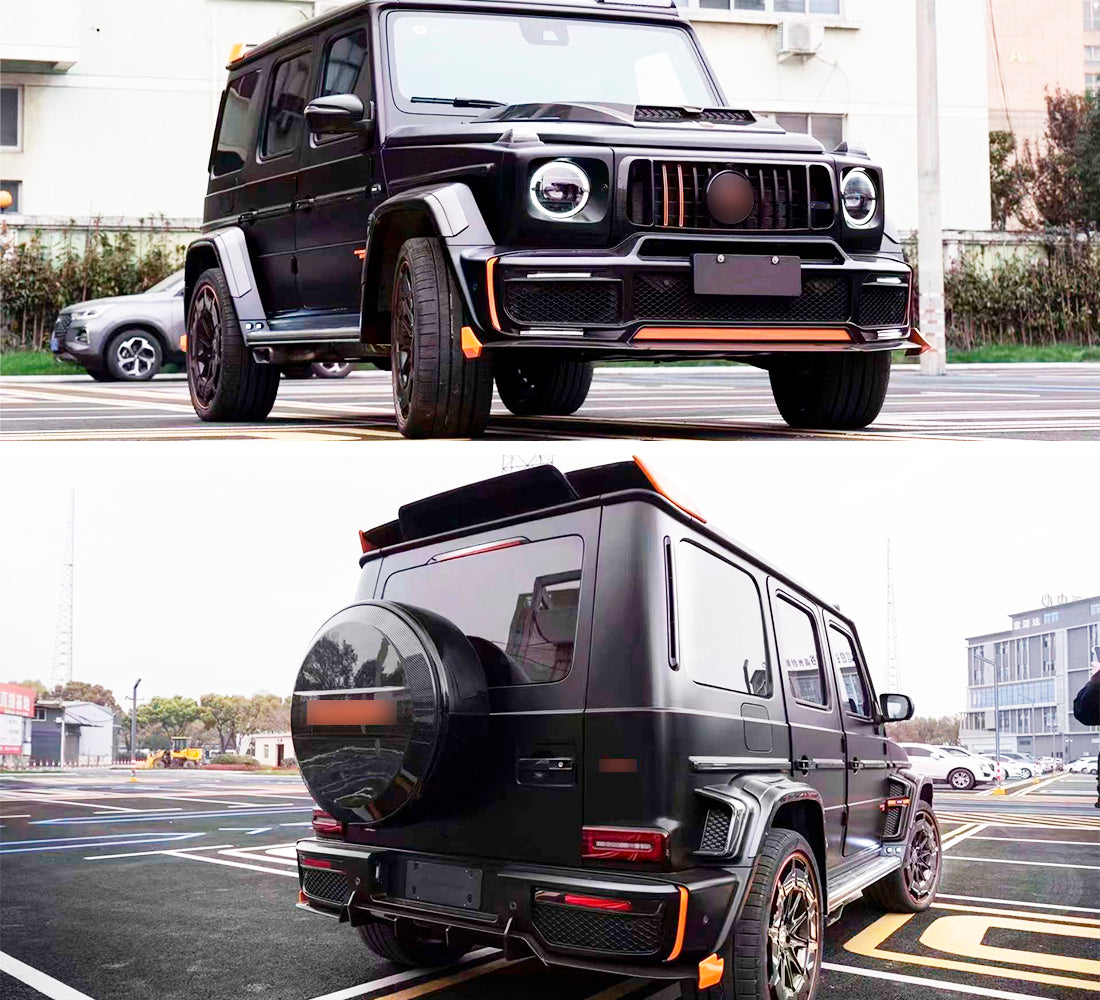 Dry Carbon Wide Body Kit Fit Mercedes Benz G Class W463A W464 G63 AMG 2019 - 2023 G900 Rocket