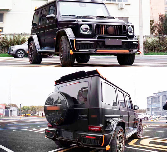Dry Carbon Wide Body Kit Fit Mercedes Benz G Class W463A W464 G63 AMG 2019 - 2023 G900 Rocket