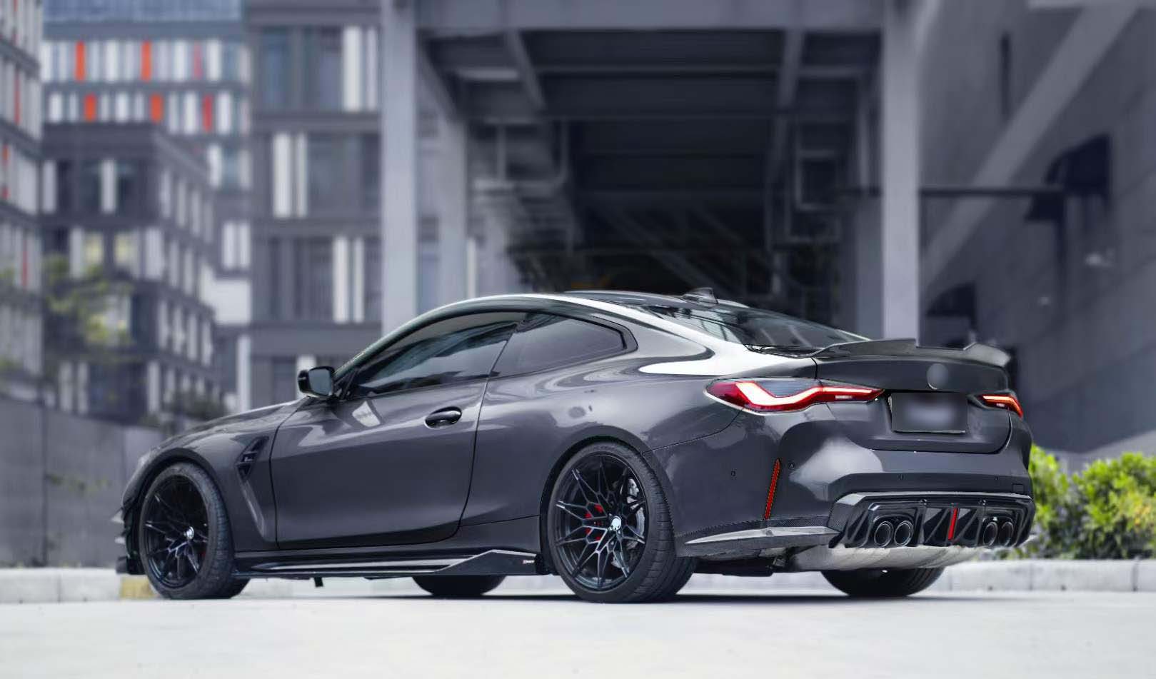 Dry Carbon Body kit for BMW M4 G82 2021-Up Fenders Hood Side Skirts Under Diffuser Front Spoiler