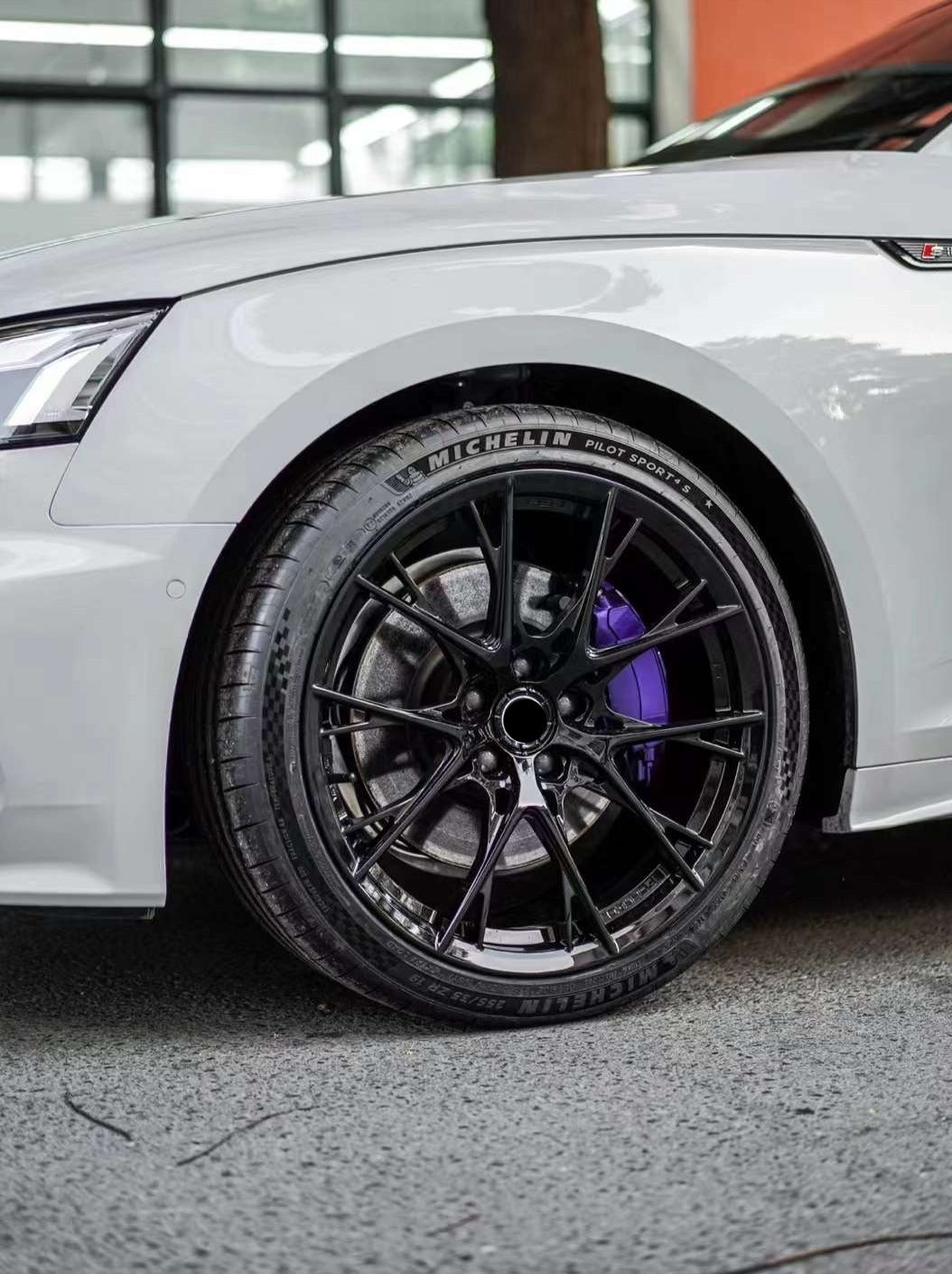 Monoblock Custom Forged Alloy Rims fits Audi RS3 RS4 RS5 RS7 R8 A5 A6 A7 A8 TT e-tron Sportback GT Q4 Q5 Q7 Q8 Q8 Sportback e-tron