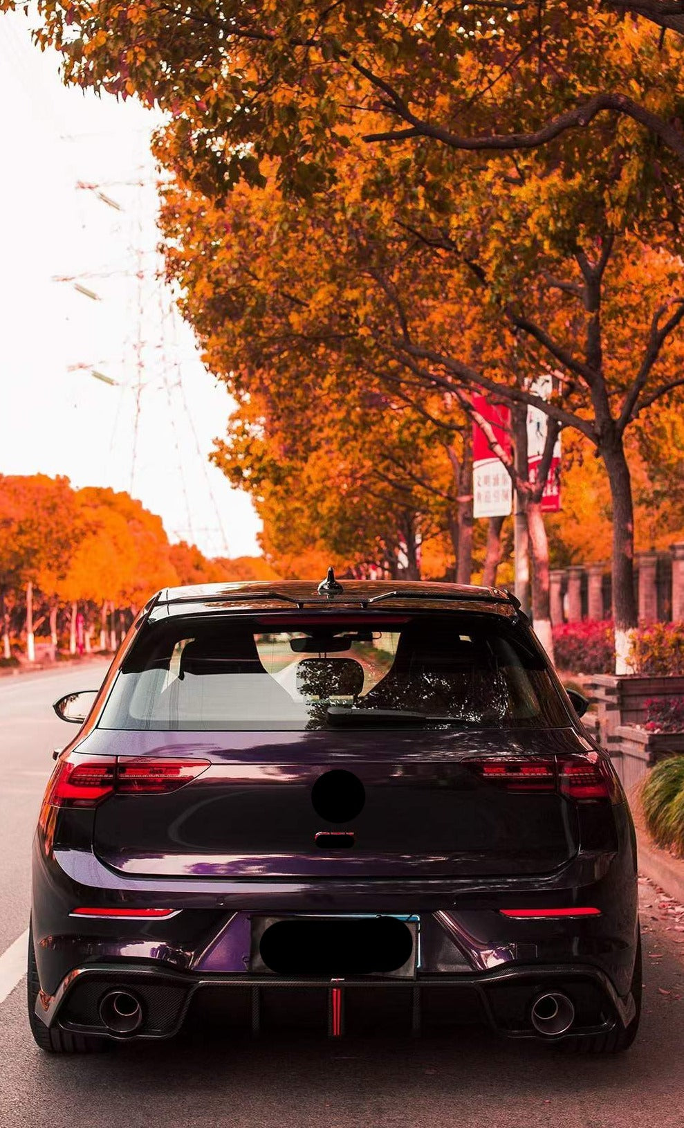 Carbon Fiber Body Kit for Volkswagen Golf MK 8 GTI 2019 Side Skirts | Mirror Housing | Roof Spoiler | Rear Splitter