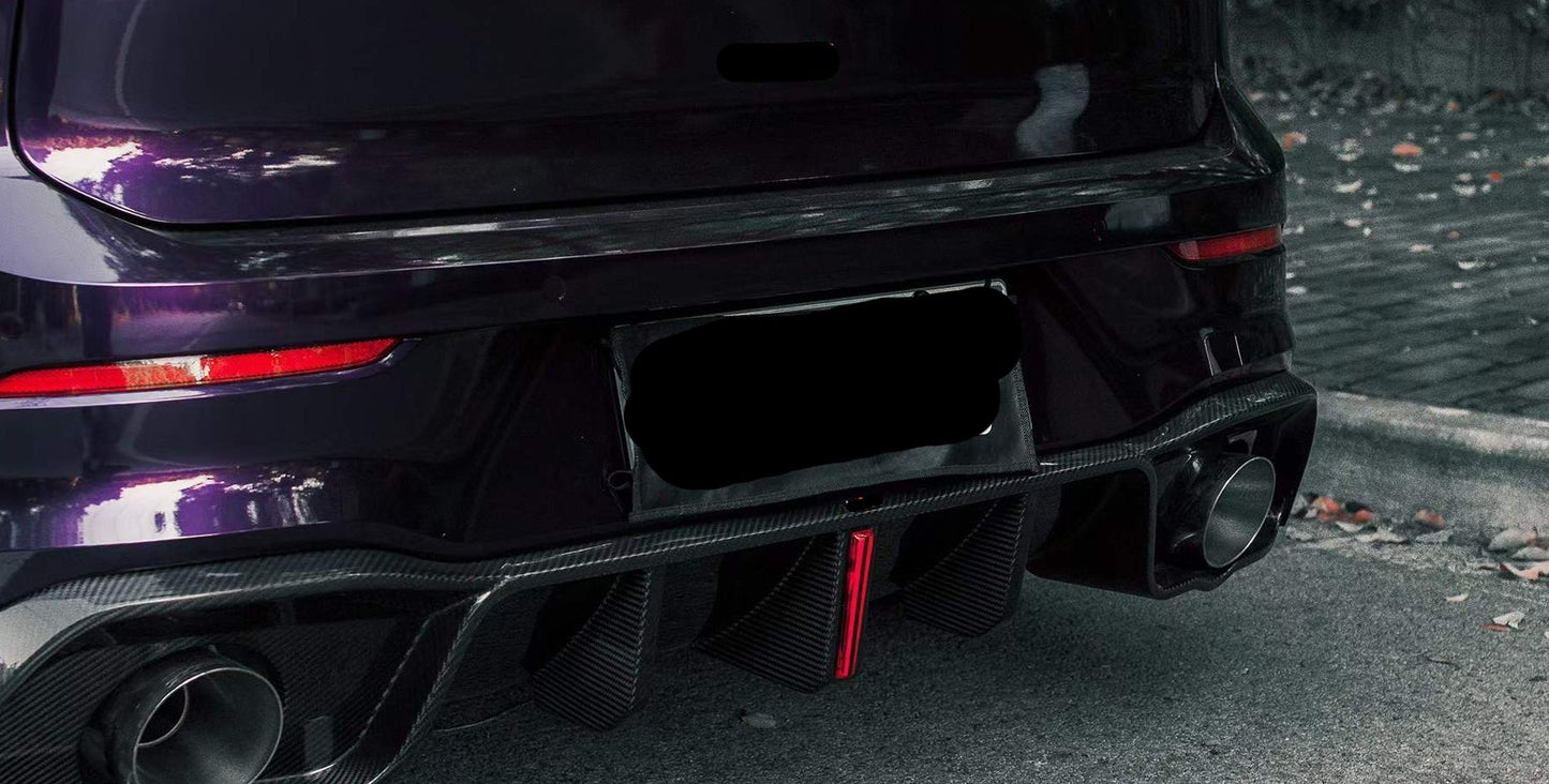 Carbon Fiber Body Kit for Volkswagen Golf MK 8 GTI 2019 Side Skirts | Mirror Housing | Roof Spoiler | Rear Splitter