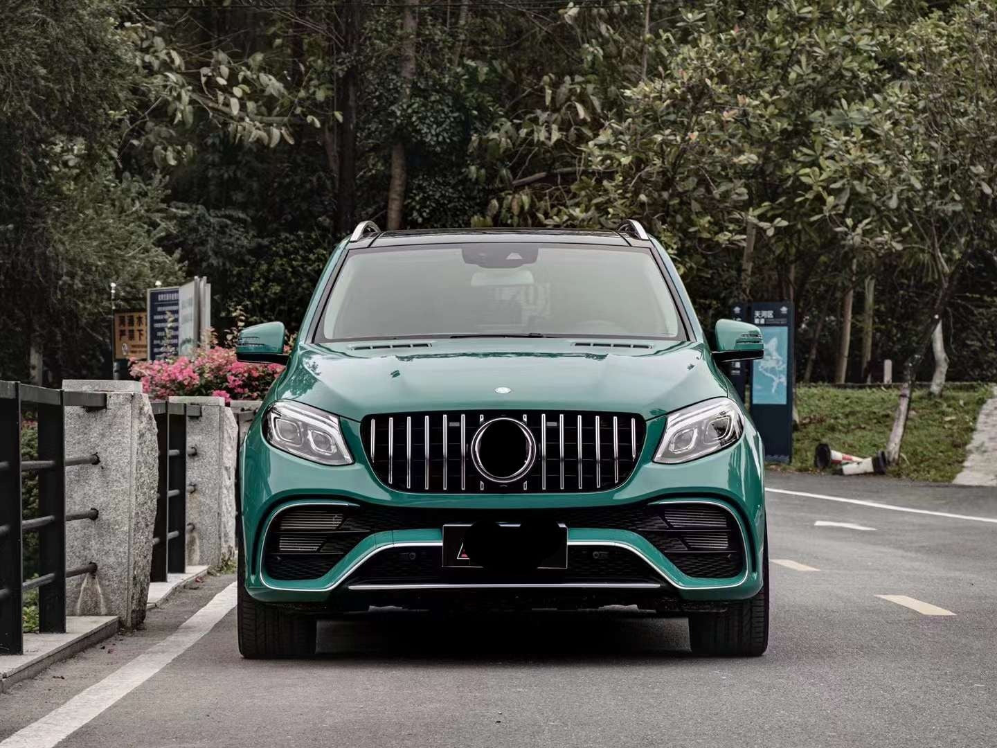 MERCEDES BENZ GLE W166 2015-2019 to new GLE AMG 2020+ UPGRADE BODY KIT
