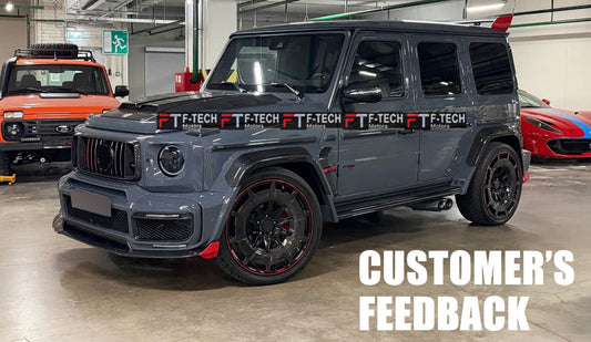 Customer Feedback – Dry Carbon Fiber Body Kit for Mercedes-Benz G-Class W463A