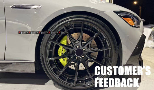 Another Satisfied USA Customer – 22” Wheels on AMG GT 63 S 4-Door