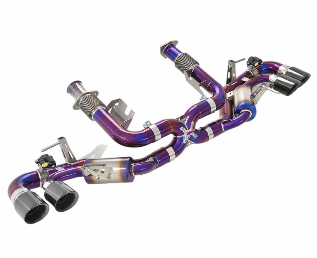 Titanium exhaust system for Chevrolet Corvette C8 2024+