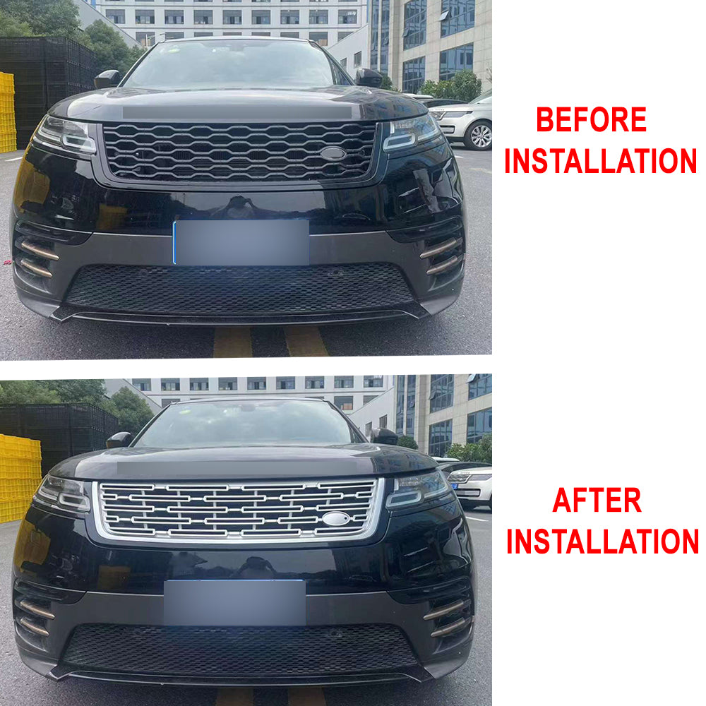 New 2024 Facelift Style Front Grille fit Land Rover Rage Rover Velar 2017-2023