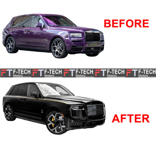Facelift Body Kit Black Badge For Rolls Royce Cullinan 2018 - 2023