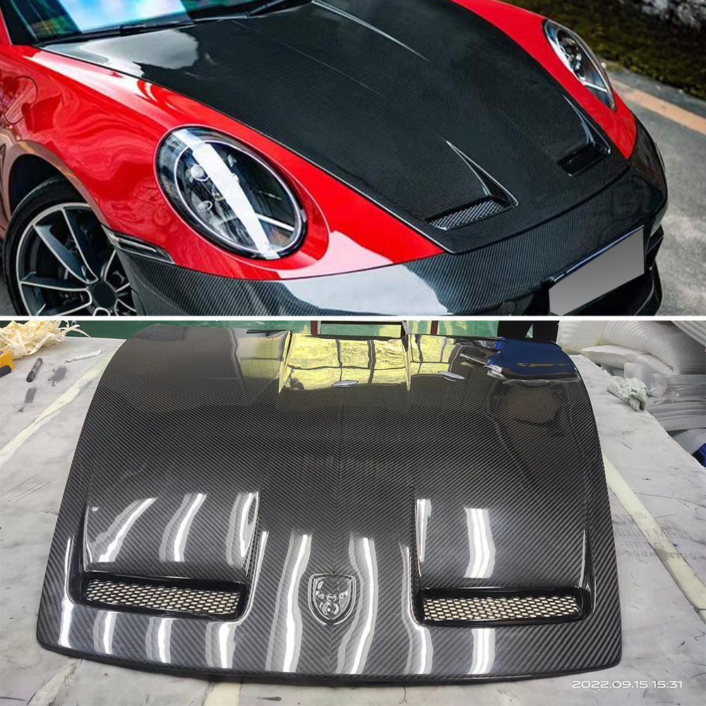 Carbon fiber hood bonnet kit Porsche 911 992 Carrera 4 S 2018-2024