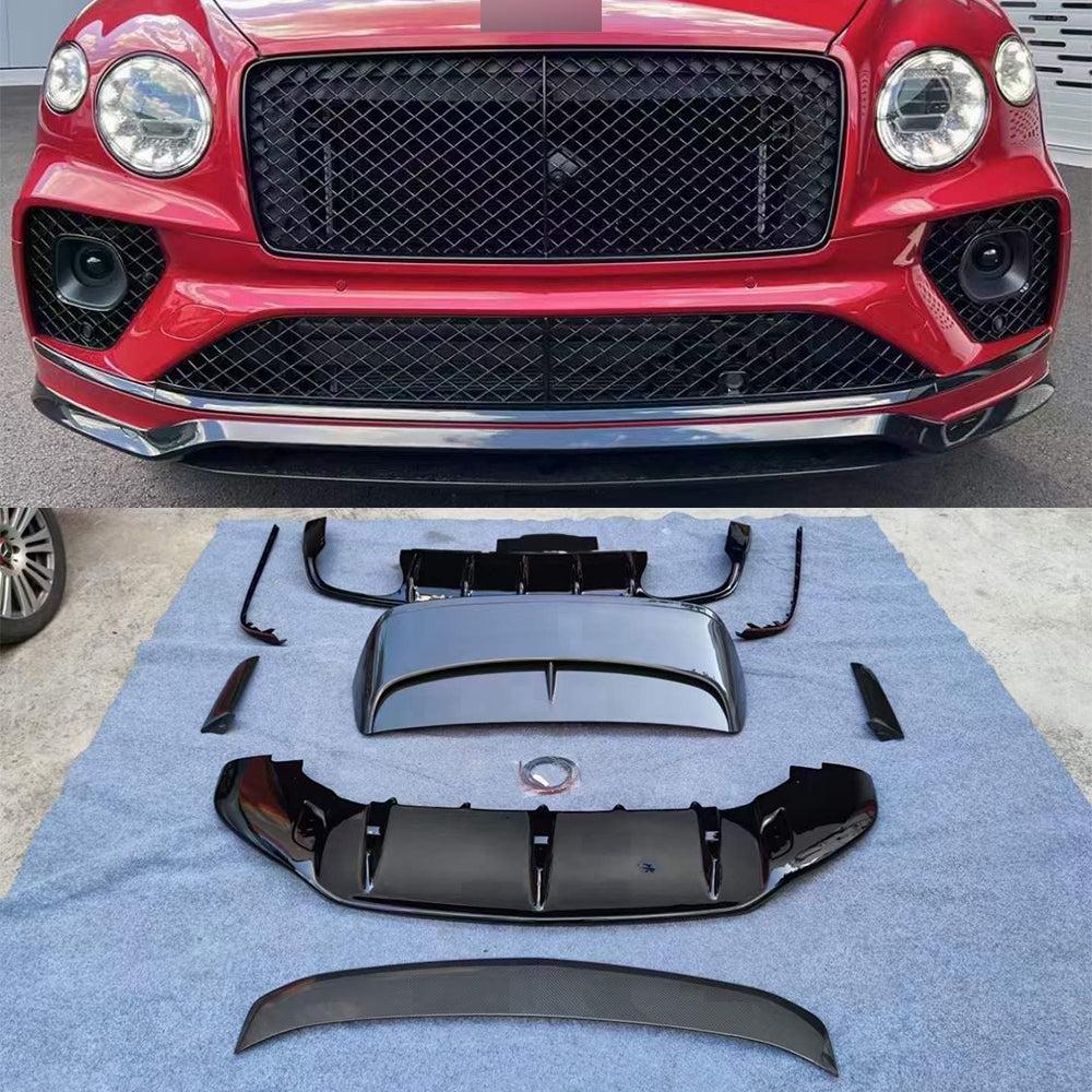 Dry Carbon Fiber Wide Body Kit fits Bentley Bentayga 2021 Present