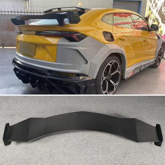Dry carbon rear trunk spoiler wing fit Lamborghini Urus 2017UP