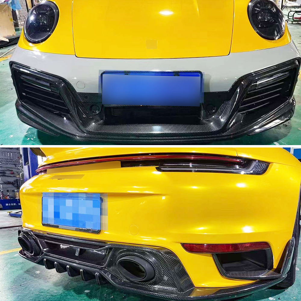 Dry Carbon Fiber Body Kit fits Porsche 911 992 Turbo S 2019-Present techart