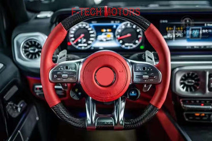 Custom steering wheel for Mercedes Benz BMW Range Rover Audi Lamborghini Ferrari