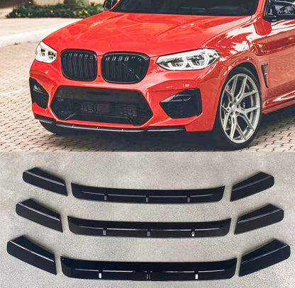 Front lip splitter fit BMW X3M F97 X4M F98 2020UP Rock style