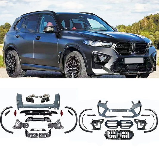 2024 New facelift BMW X5M F95 style conversion upgrade body kit fit new BMW X5 G05 facelift 2023UP