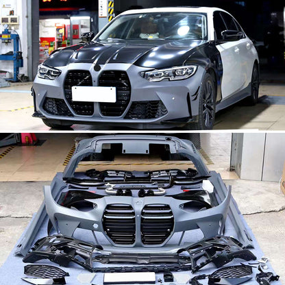 BMW M3 G80 STYLE FULL CONVERSION BODY KIT FIT BMW 3 SERIES G20 G28 2019-2023