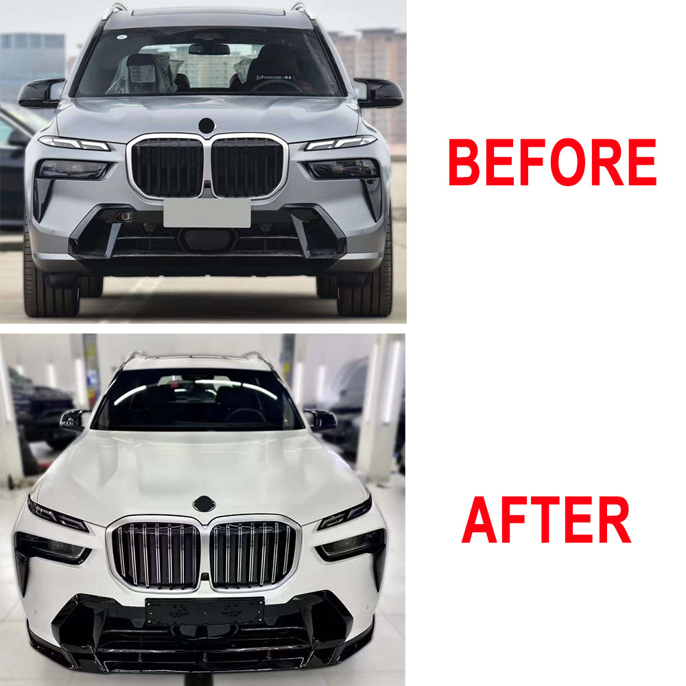 Aero body kit Black knight style fit new BMW X7 G07 LCI 2023UP