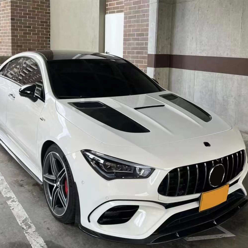 Aulena Dry Carbon Fiber Body Kit fit Mercedes Benz CLA C118 Hood | Front Lip | Side Skirts | Rear Lip | Spoiler 