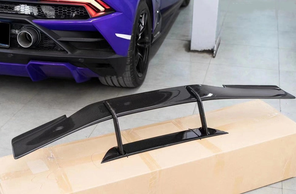 Novitec Dry carbon fiber rear spoiler wing fit Lamborghini Huracan 2014 - 2020 L580 LP610 EVO