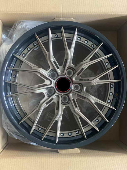 2 Piece Forged Wheels Rims For Chevrolet Corvette C8 C7