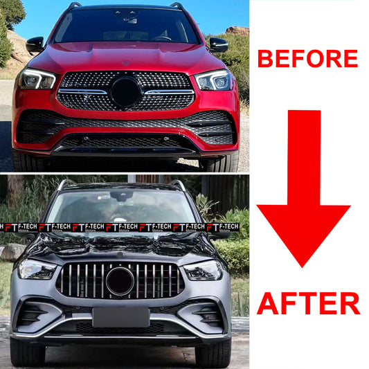 2026 GLE 53 AMG Style Body Kit For Mercedes Benz GLE V167 2019 - 2023