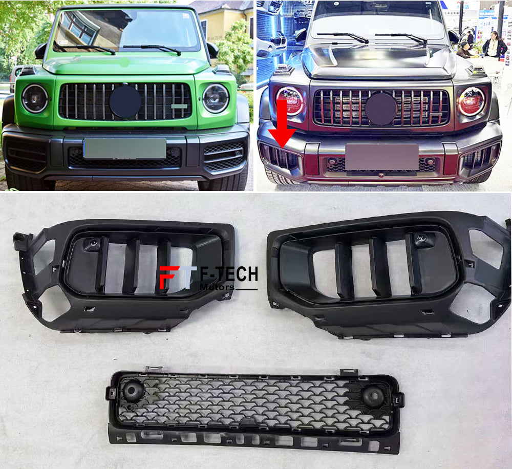 2025 G63 W465 Style Front Bumper Inserts Vents For Mercedes Benz W464 G63 AMG 2019 - 2022
