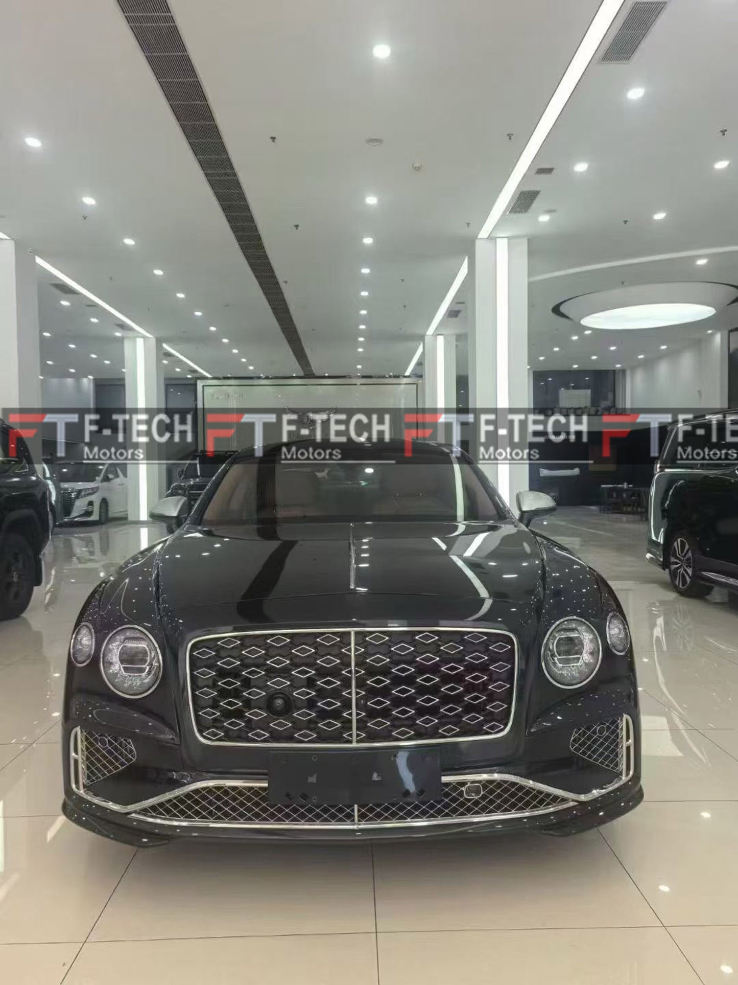 Front Grille Bumper Mesh Mulliner Style For Bentley Flying Spur 2020 - 2024
