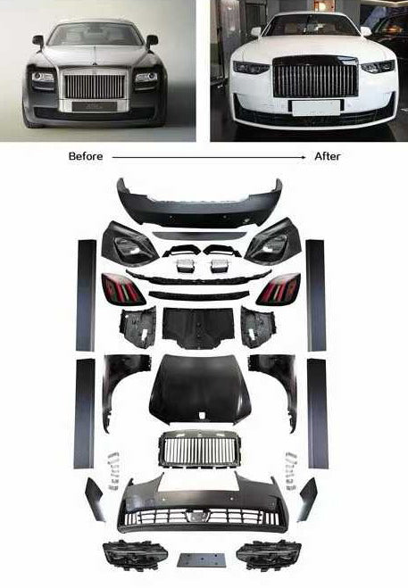 2025 Style Facelift Body Kit For Rolls Royce Ghost 2010 - 2014