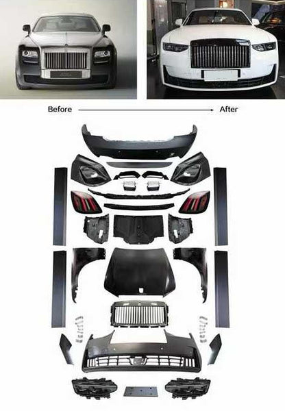 2025 Style Facelift Body Kit For Rolls Royce Ghost 2010 - 2014