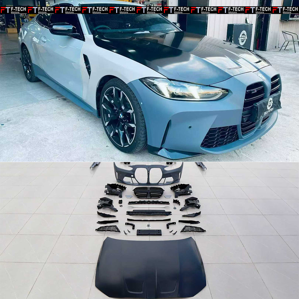 2026 Look BMW M4 G82 Facelift Body Kit For 4 Series G22 G23 2020+