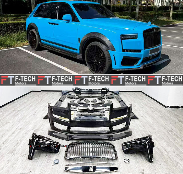 2026 Look Dry Carbon Fiber Upgrade Body Kit For Rolls Royce Cullinan 1 2018 - 2023 1016 Industries