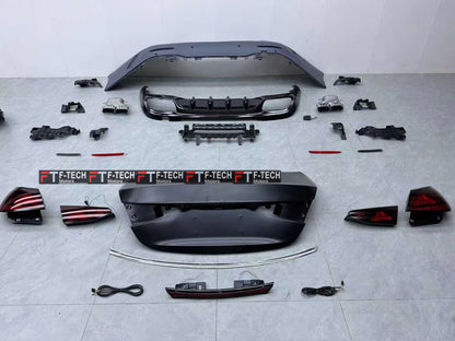 C63S Facelift 2027 Conversion Body Kit For Mercedes Benz C Class W205 2015 - 2021
