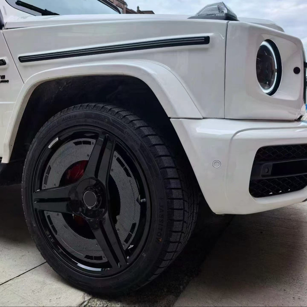 Forged Wheels Rims With Carbon Fiber Ring 22 Inch For Mercedes Benz G Class W465 G63 G500 G550  G580