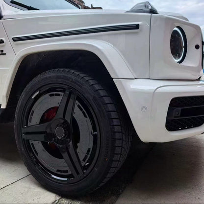 Forged Wheels Rims With Carbon Fiber Ring 22 Inch For Mercedes Benz G Class W465 G63 G500 G550  G580