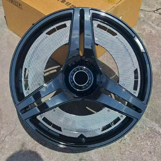 Forged Wheels Rims With Carbon Fiber Ring 22 Inch For Mercedes Benz G Class W465 G63 G500 G550  G580