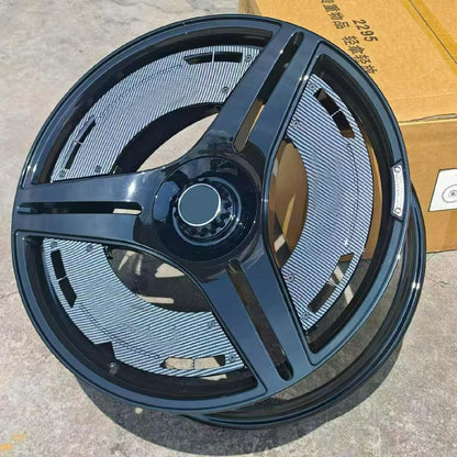 Forged Wheels Rims With Carbon Fiber Ring 22 Inch For Mercedes Benz G Class W465 G63 G500 G550  G580
