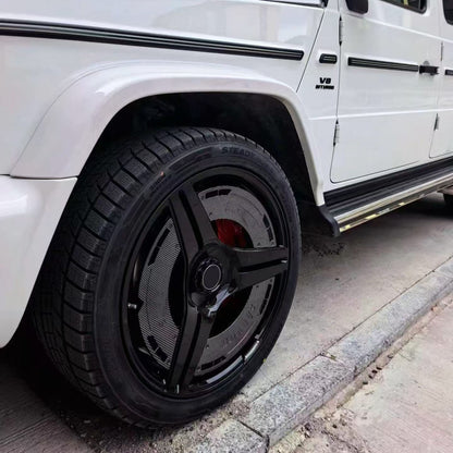 Forged Wheels Rims With Carbon Fiber Ring 22 Inch For Mercedes Benz G Class W465 G63 G500 G550  G580