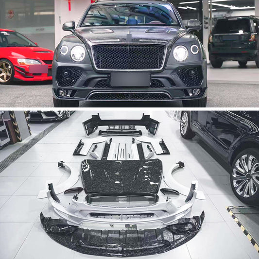 Forged Carbon Fiber Wide Body Kit fits Bentley Bentayga 2015-2020