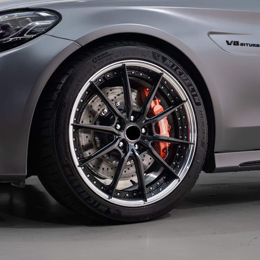 2 Piece -Forged Wheels Rims For Mercedes Benz C Class W206 W205 C63 S AMG C200 C300