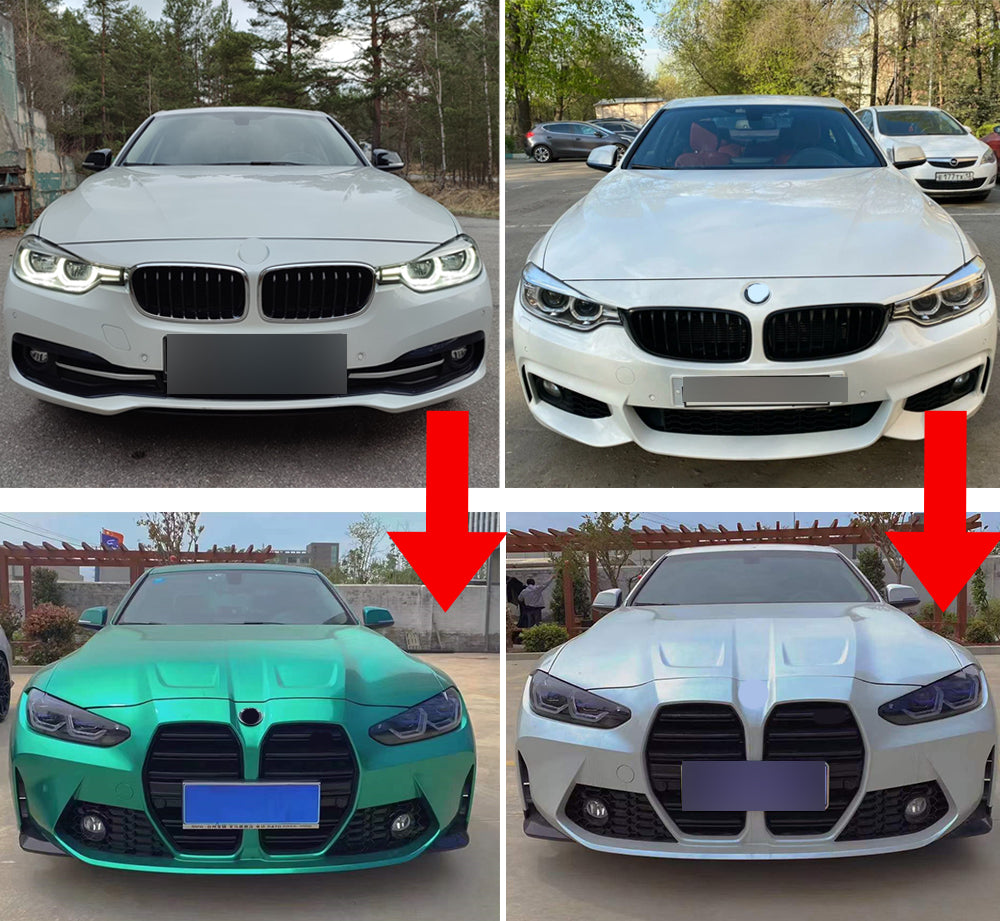 Body Kit BMW 3 Series F30 Sedan 4 Series F32 Coupe Upgrade Convert into BMW M3 G80 G82