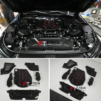 Carbon Fiber Engine Bay Covers For BMW M5 G90 G99 2024+