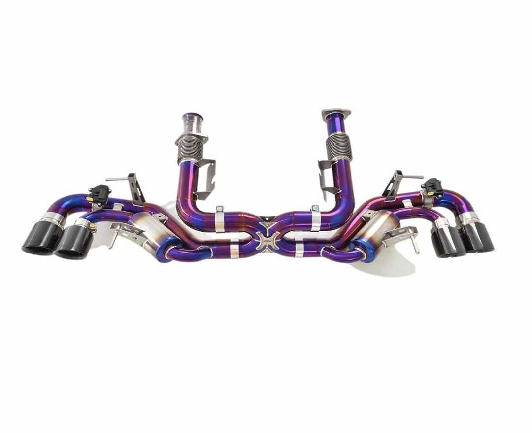 Titanium exhaust system for Chevrolet Corvette C8 2024+