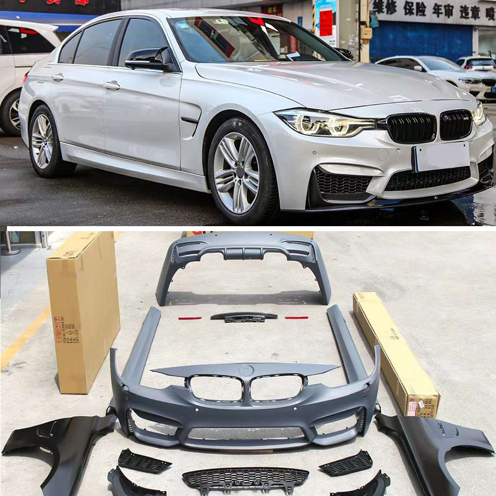 Upgrade body kit for BMW 3 Series F30 2015-2019 to BMW M3 F80