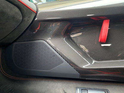 Dry carbon fiber door panels fit Lamborghini Aventador LP700 LP720 LP740 LP750 SVJ 2011UP