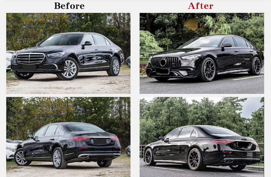 Upgrade low version to S63 AMG body kit for Mercedes Benz S Class W223 2021UP