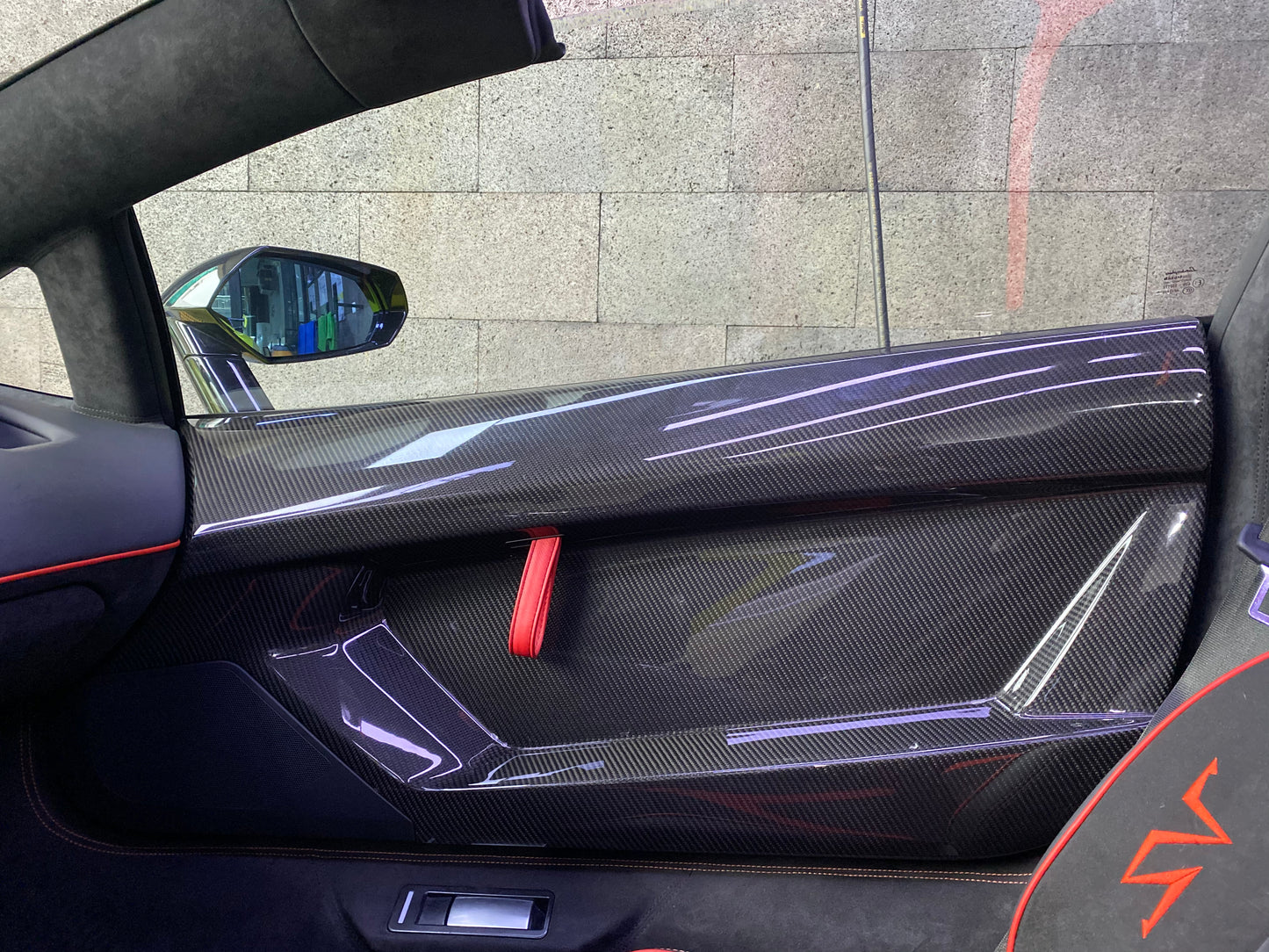 Dry carbon fiber door panels fit Lamborghini Aventador LP700 LP720 LP740 LP750 SVJ 2011UP