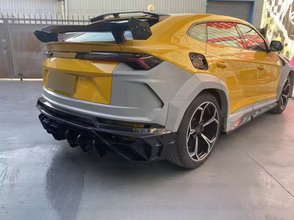 Dry carbon rear trunk spoiler wing fit Lamborghini Urus 2017UP