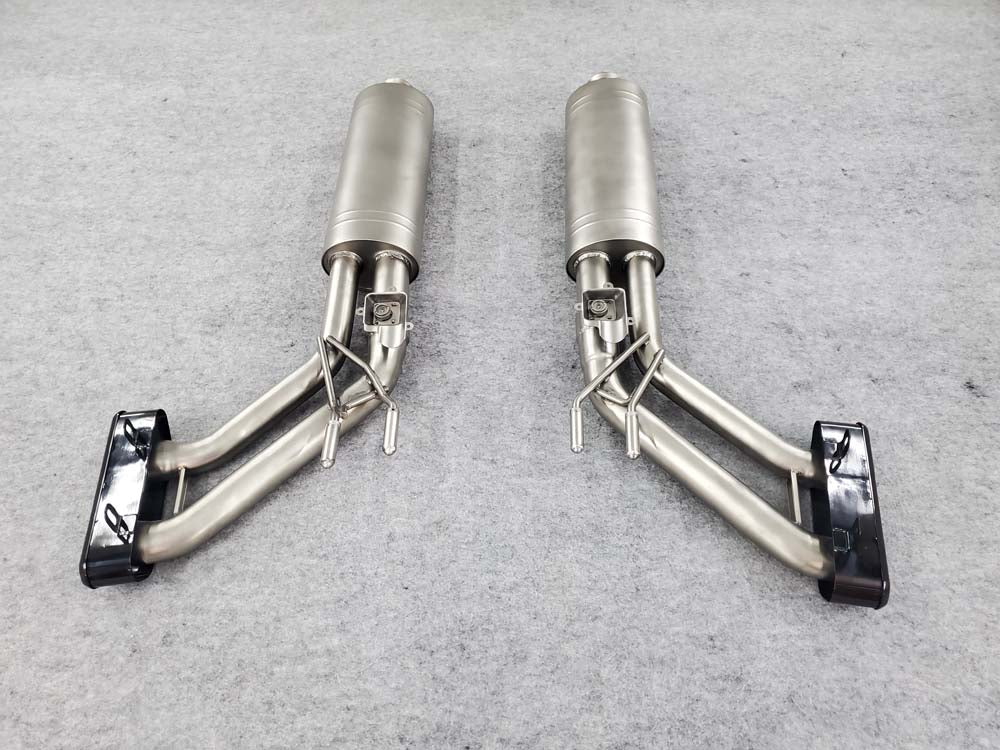 Akrapovic style exhaust system fit Mercedes Benz G-class W464 W463A G63 G550 G500 2019-2023 3L