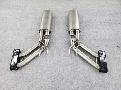 Akrapovic style exhaust system fit Mercedes Benz G-class W464 W463A G63 G550 G500 2019-2023 3L